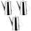 3Pcs Silver Stainless Steel Tea Kettle with Convenient Filter Handle 5