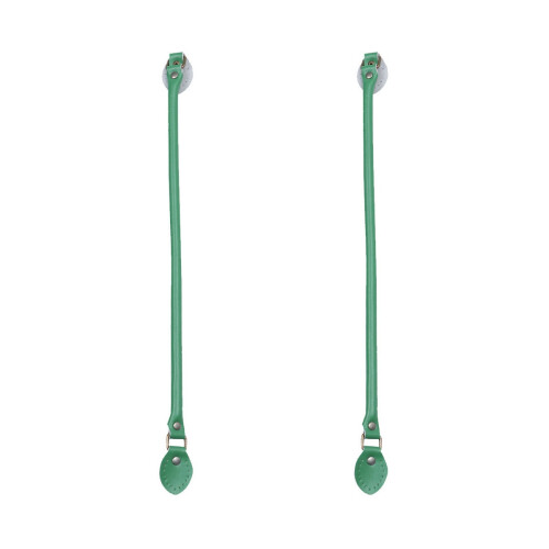 2Pièces Courroie Sac Cuir Vert Style Résistance À 1