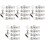 5Ensembles Kit Réparation Casque Argent Vis Clips Entretien 5