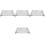 4Pièces Racks De Cuisson En Acier Carboné Noir Stables Solides 4