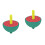 2Pièces Mini Bois Fruit Coloré Jouet Enfants 4