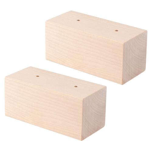4Pièces Base De Présentation En Bois Beige Pour Outils De 2