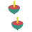 2Pièces Mini Bois Fruit Coloré Jouet Enfants 7