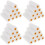 40Pièces Rouleaux Mousse Blancs 4 Pouces Pour Murs 5
