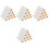 40Pièces Rouleaux Mousse Blancs 4 Pouces Pour Murs 3