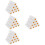 40Pièces Rouleaux Mousse Blancs 4 Pouces Pour Murs 7