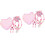 2Ensembles Bijoux Rose Enfant Collier Ensemble Doux Et Résistant 6