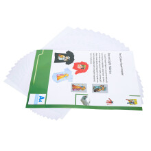 10 Stück Laserübertragungspapier für Kleidung, helle Farben, 1 Packung