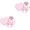2Ensembles Bijoux Rose Enfant Collier Ensemble Doux Et Résistant 5