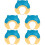 5Pièces Chapeau Bébé Protection Multiple 5