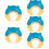 5Pièces Chapeau Bébé Protection Multiple 9