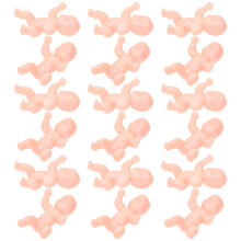 120Pièces Bébés Miniatures Roses Pour Décors Baby Shower