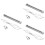 3Pièces LED Tube Décoration Bar Ktv 6