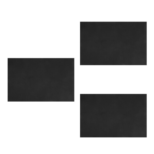 3Pièces Tapis Noir Réutilisable Pour Bureau Artistes 2