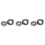 6Pièces Roulement Roue 6203-2Rs Métal Blindé Usage Machine 4