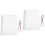 2Pièces Couverture Refillable PP Résistante Couleurs Mixées 4