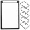 18Pièces Cachettes Cartes Table Noir, Protection Anti-Rayures 2