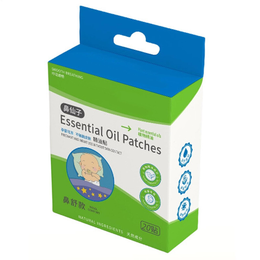 Baby Nose Plasters, Natural Plasters for Congestion Elimination, Sleep Plasters