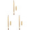 3Pièces Accessoires Or Double-Embouts Précis 2