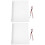 2Pièces Couverture Refillable PP Résistante Couleurs Mixées 5