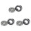 6Pièces Roulement Roue 6203-2Rs Métal Blindé Usage Machine 2