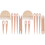 2Ensembles Bâtons À Tisser En Bois Beige Kit Outils Manuel 2
