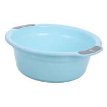 Transparent plastic wash basin for facial cleansing, sturdy and versatile use