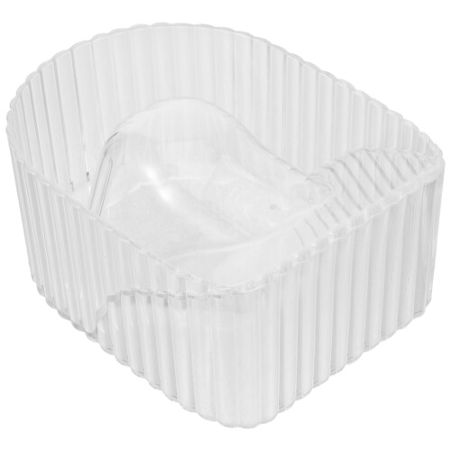 2Pièces Bols Soak Off Ongles Plastique Transparent Pour Usage