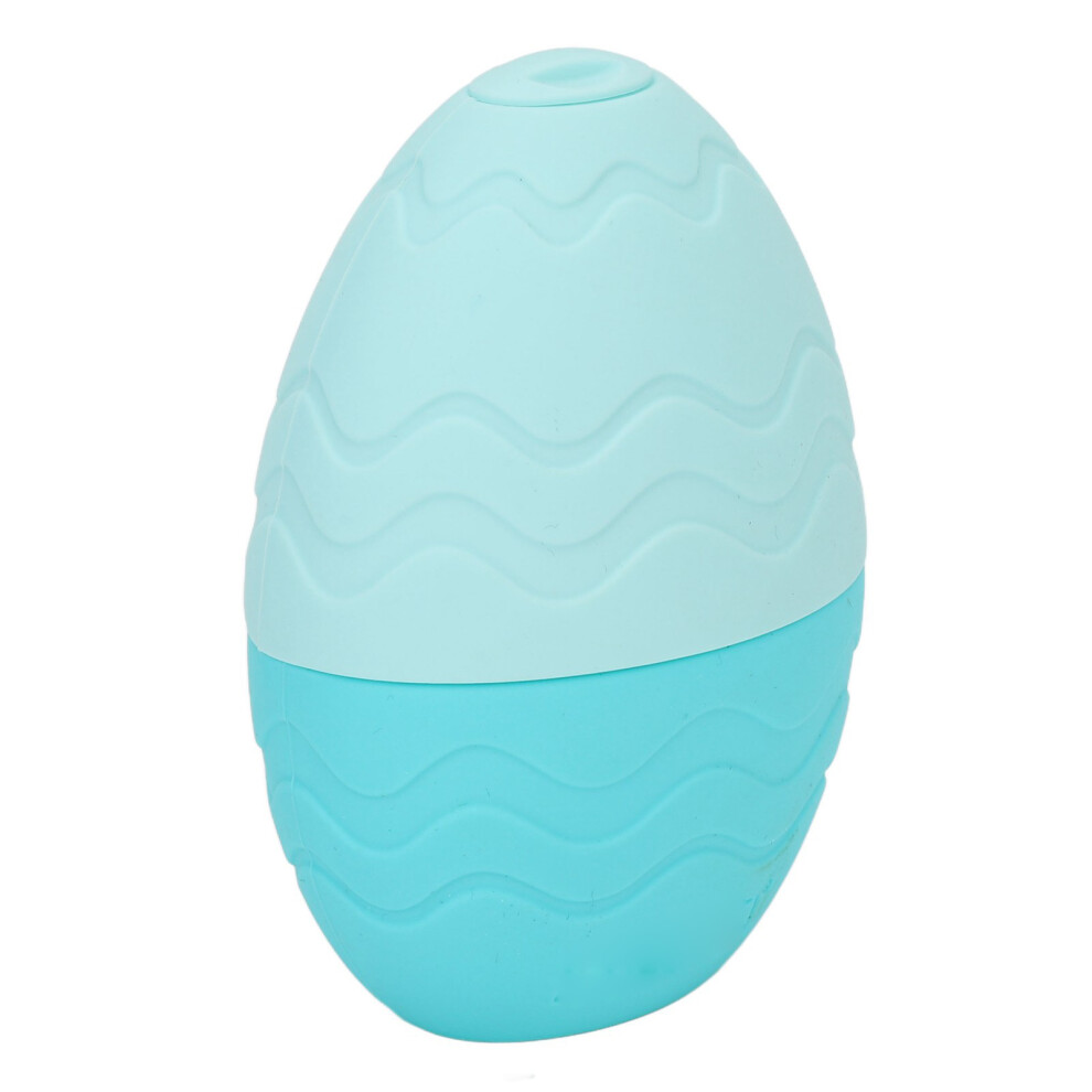 Blue Silicone Egg-Shaped Ice Face Roller for Puffiness & Dark Circles