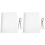 2Pièces Couverture Refillable PP Résistante Couleurs Mixées 2