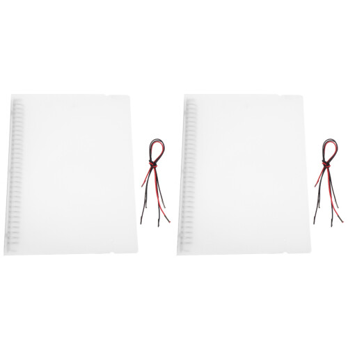 2Pièces Couverture Refillable PP Résistante Couleurs Mixées 1
