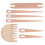 2Ensembles Bâtons À Tisser En Bois Beige Kit Outils Manuel 7