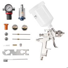 Pistola de Pintura Pneumática LVLP - DUOKU - H827G-AB - 600 ml - 3 Bicos - Baixa Pressão