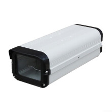 Outdoor security camera rain cover, aluminum alloy, weatherproof, camera housing with transparent lens protection cover