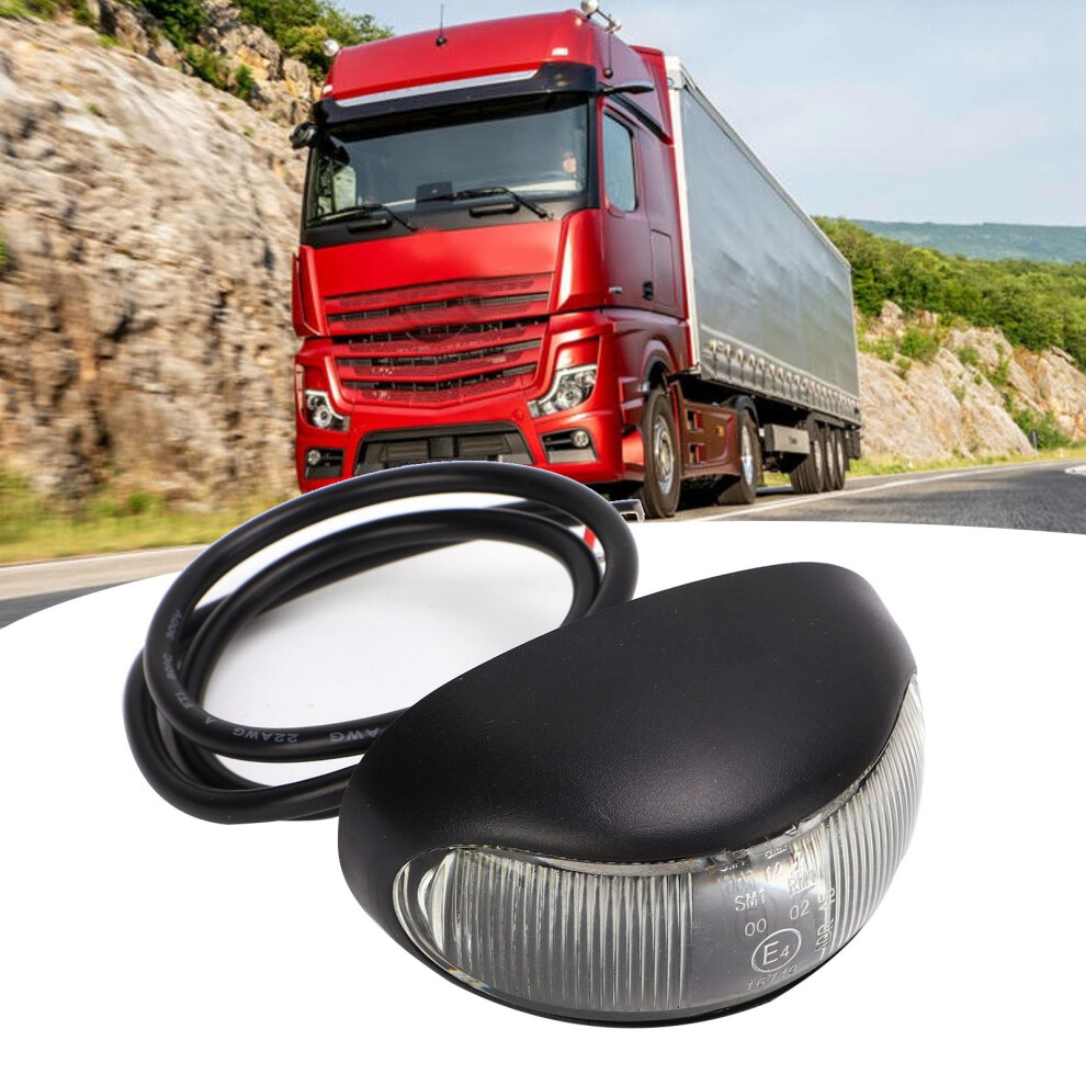 Ip68 Waterproof Led Side Marker 10-30V For Trucks & Buses Light/White 4111373640499