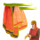 Safety Hat Sun Protection Round Protective Hat Reflective Strips  Visibility 2 Pack orange 1