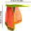 Safety Hat Sun Protection Round Protective Hat Reflective Strips  Visibility 2 Pack orange 3