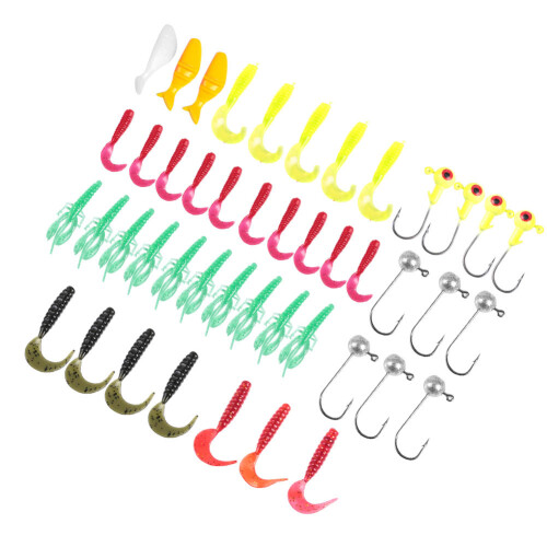 Wurm-Swimbaits, Shad-Köder, robuste Konstruktion, reißfest, weiche Kunststoffköder, Süßwasser-Barschköder, Crappie-Zander-Köder, naturgetreu 1