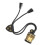 Leather Archery Thumb Ring Protectors Brass & Leather, Black 4