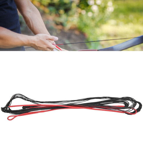 High-Quality Replacement Bow String For Recurve Crossbow, Stable Performance And Quick Installation, Polyester Fiber Construction, Thick Winding Cente 2