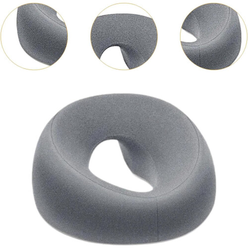 Spa Face Gel Cushion for Massage Table, Washable, Grey 1