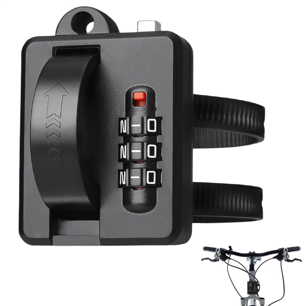 Motorcycle Helmet Lock With Combination Code Anti Theft Holder For Bikes And Scooters 9347817219036