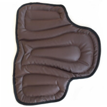 Shock Absorbing Western Horse Saddle Pads, Soft Comfortable Thick Seat Cushion for Stable Riding and Spine Protection, Brown