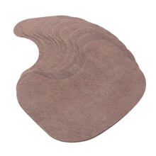 Durable Wool Felt Pads, Kidney Shaped Metatarsal Cushions For Forefoot Pain Relief, Easy To Trim For Men Women (12pcs)