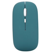 Innovative kabellose Bluetooth-Maus, cyan-schwarz, ultradünn, wiederaufladbarer Akku, stabile Verbindung für verschiedene Geräte