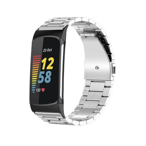 Μεταλλικό λουράκι ρυθμιζόμενου μήκους για Fitbit Charge5, λουράκι ρολογιού από 1