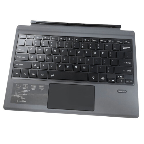 Πληκτρολόγιο σύνδεσης Bluetooth5.0 για μοντέλα Surface Pro, ανεξάρτητα πλήκτρα συντόμευσης, 2