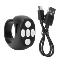 Draadloze bediening met slimme scrollring, oplaadbare batterij voor soepele paginaomslag, ergonomisch ontwerp voor optimaal comfort.