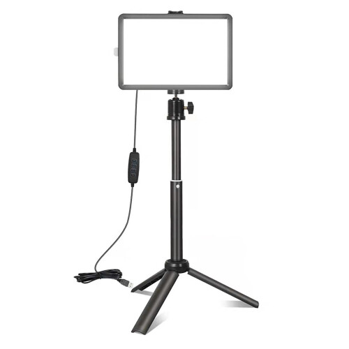Éclairage vidéo LED professionnel, conception compacte avec réglages d'éclairage ajustables, mode effets spéciaux FX pour studio, fêtes, 1