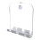 Ανθεκτική αυτοκόλλητη θήκη ντους, γάντζοι τοίχου από ανοξείδωτο ατσάλι για 6
